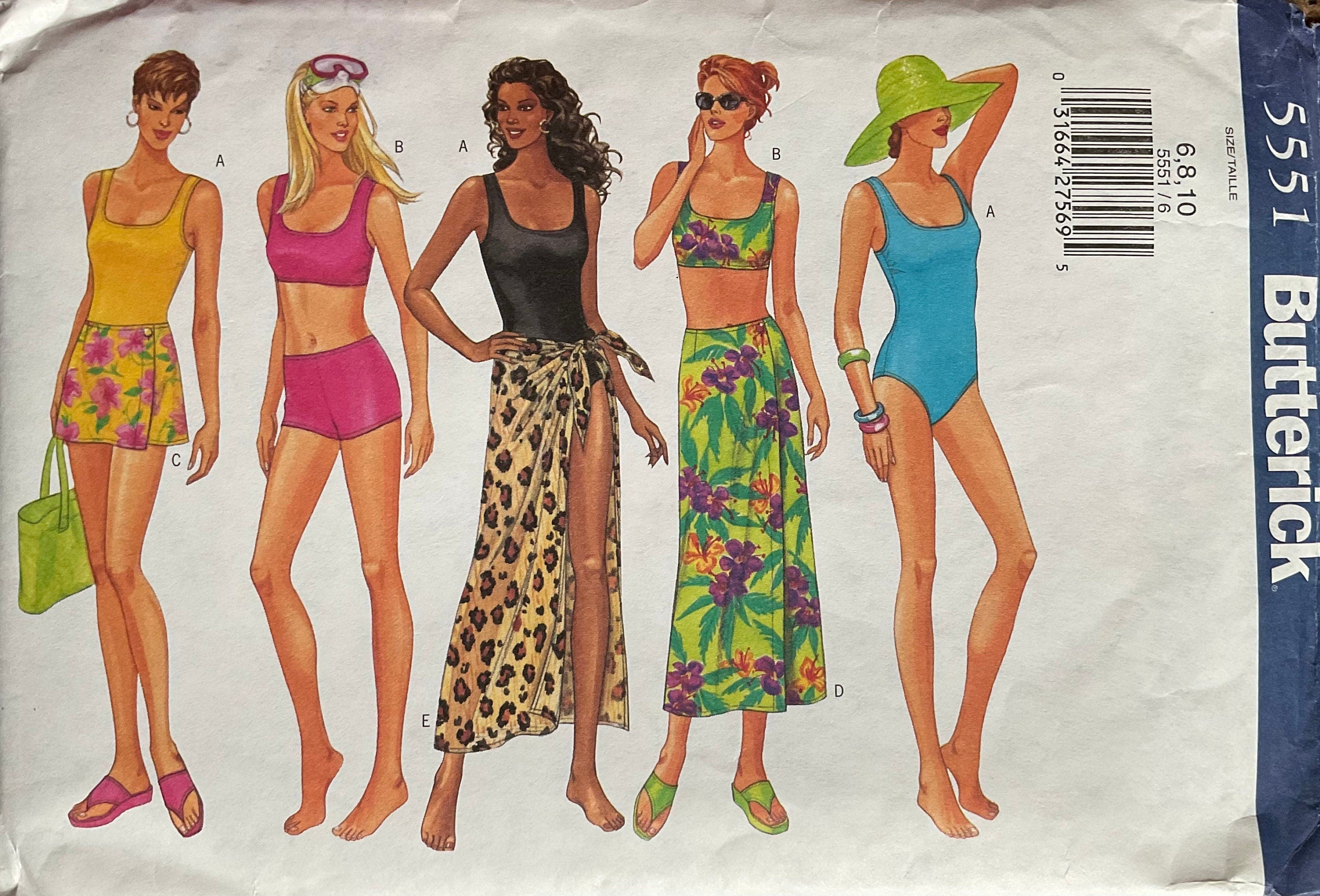 Butterick 5551 Sewing Pattern (Vintage) CUT