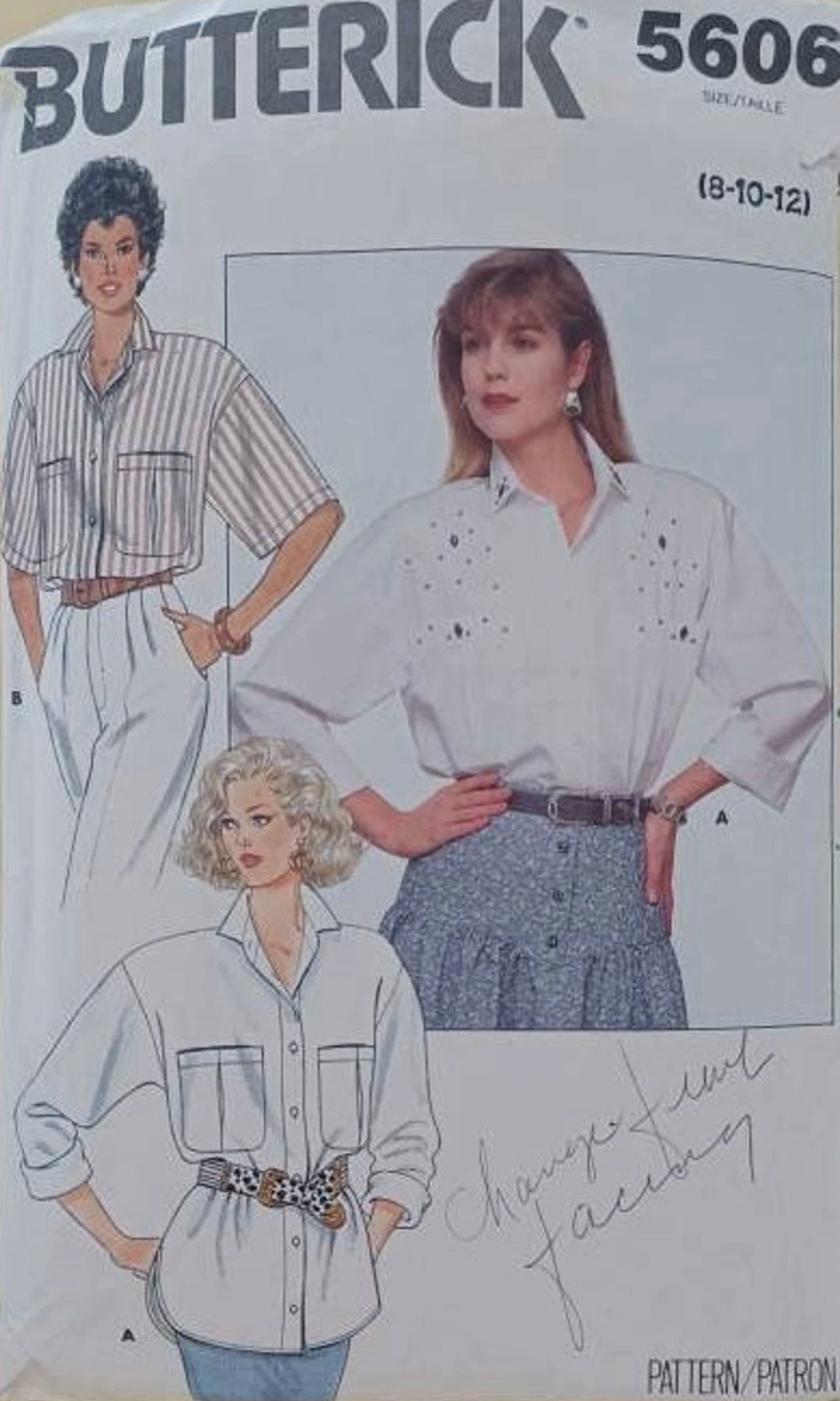 Butterick 5606 Sewing Pattern (Vintage) UNCUT