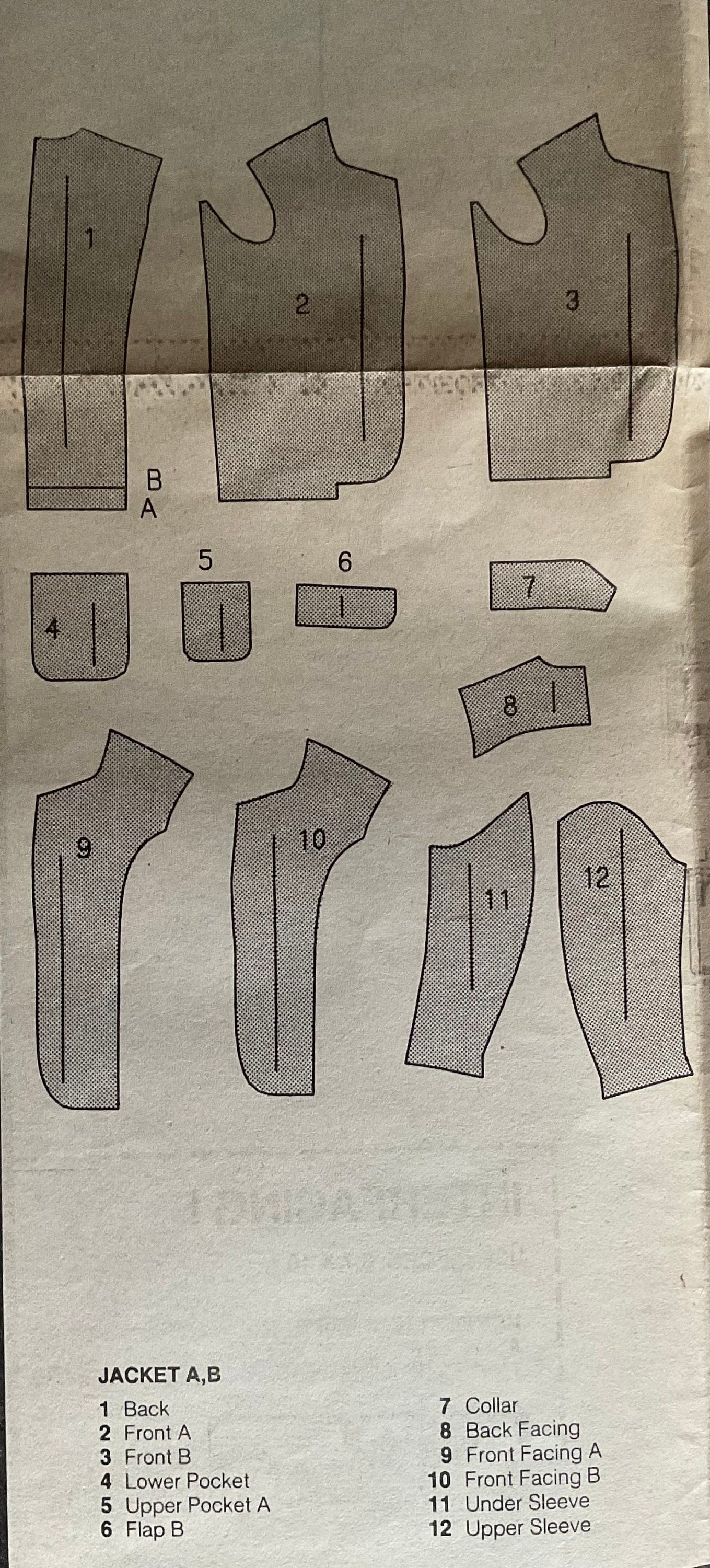 Butterick 6022 Sewing Pattern (Vintage) CUT