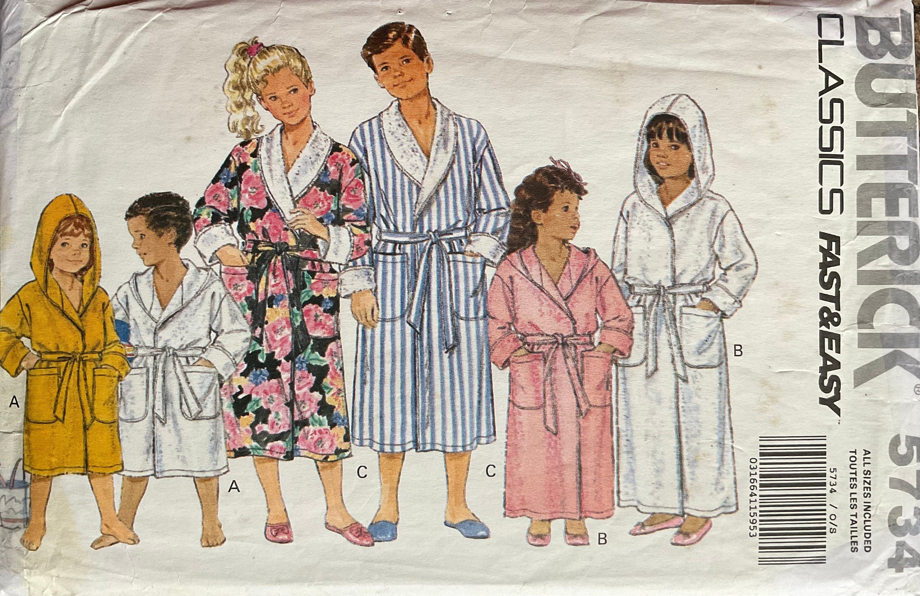 Butterick 5734 Sewing Pattern (Vintage) CUT
