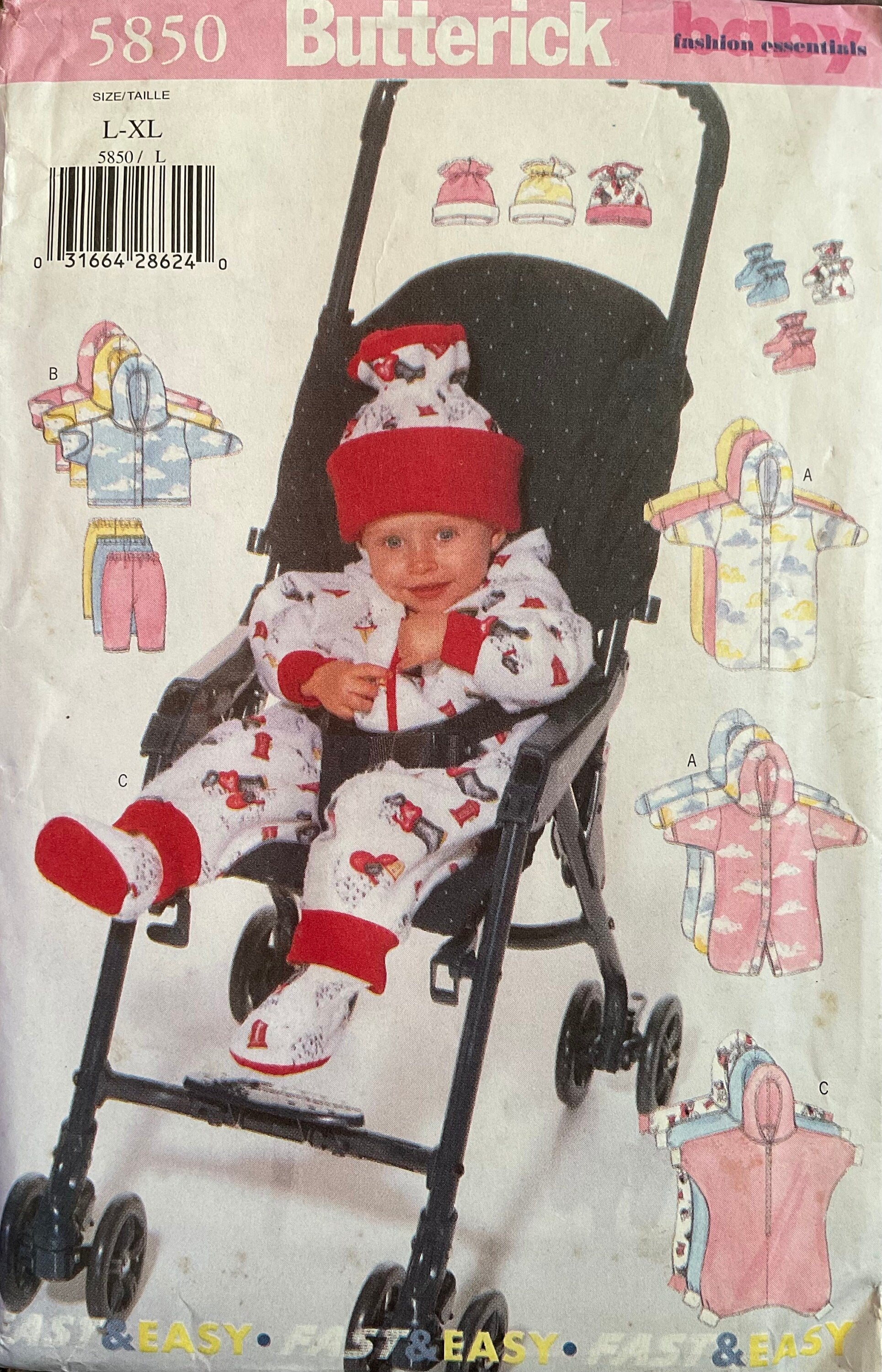 Butterick 5850 Sewing Pattern (Vintage) UNCUT