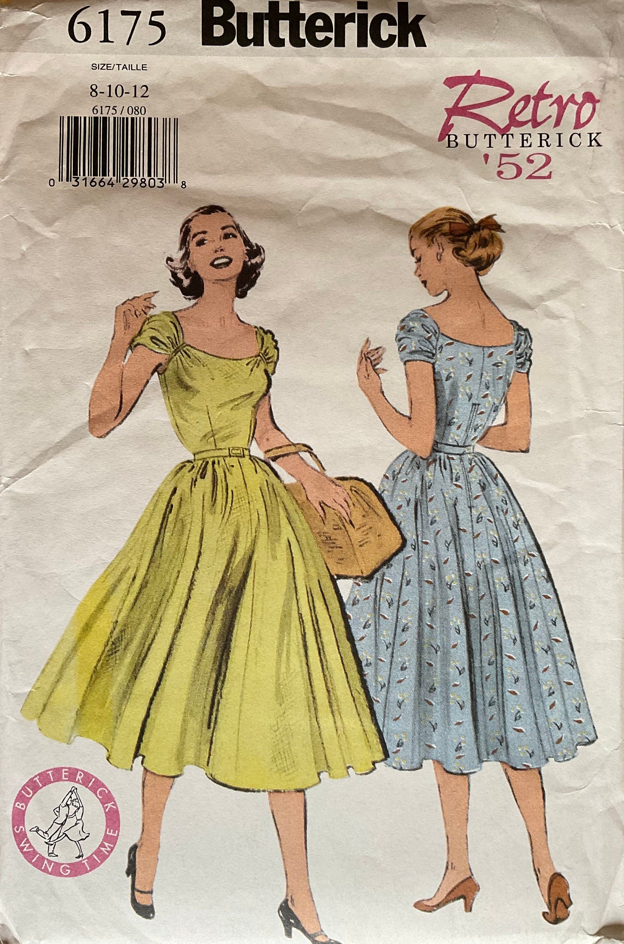 Butterick 6175 Sewing Pattern (Vintage) CUT