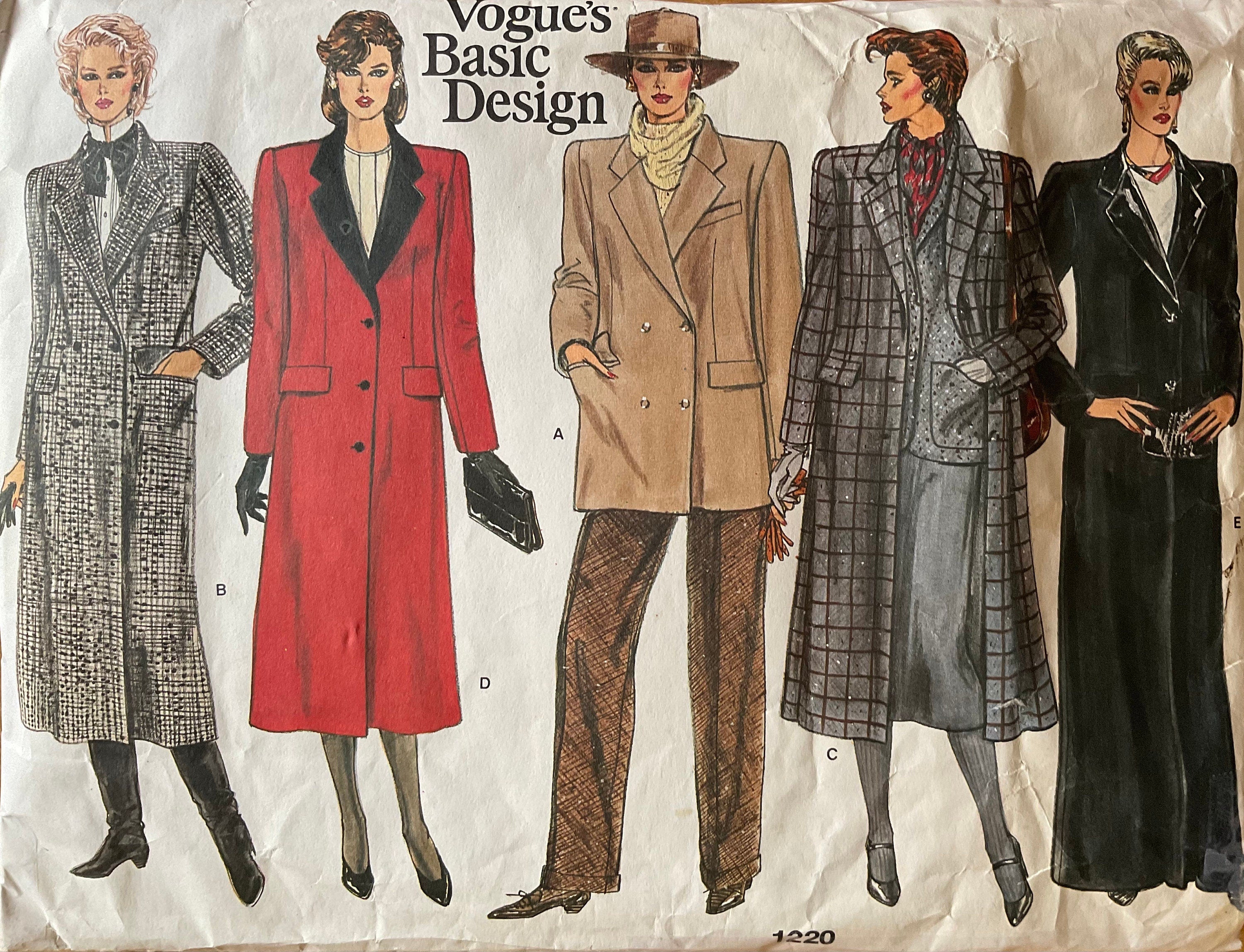 Vogue 1220 Sewing Pattern (Vintage) CUT