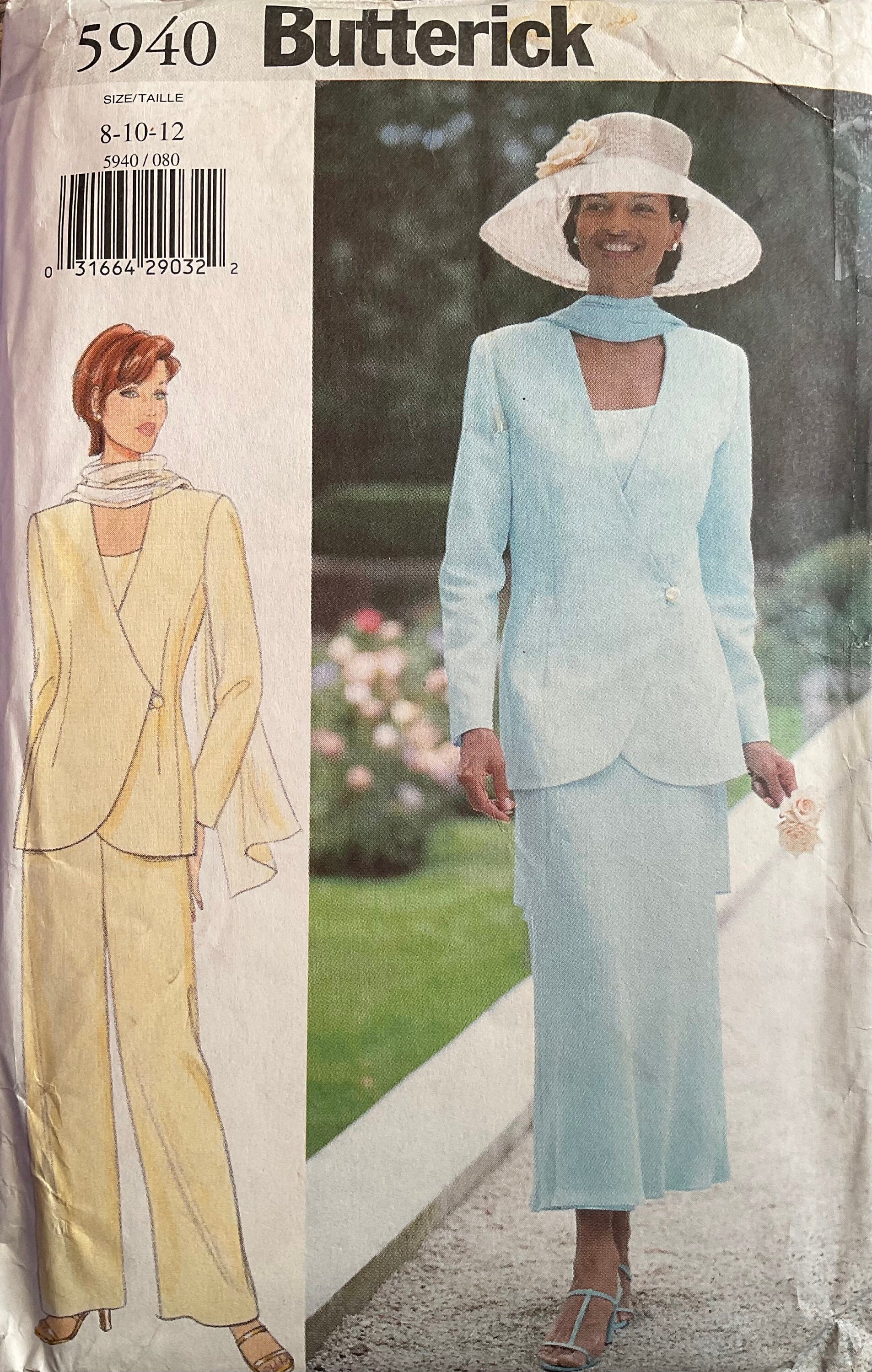 Butterick 5940 Sewing Pattern (Vintage) UNCUT