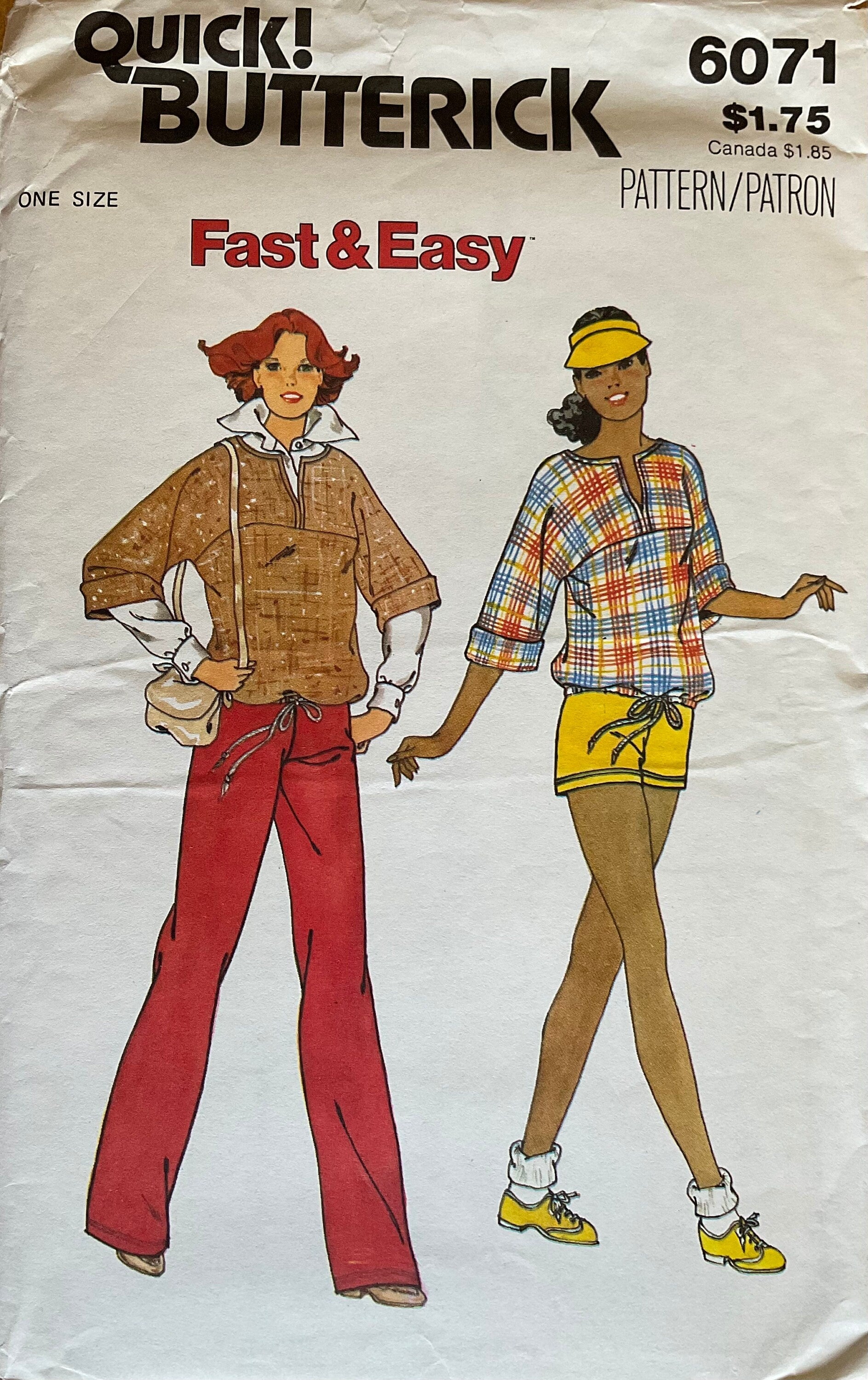 Butterick 6071 Sewing Pattern (Vintage) UNCUT