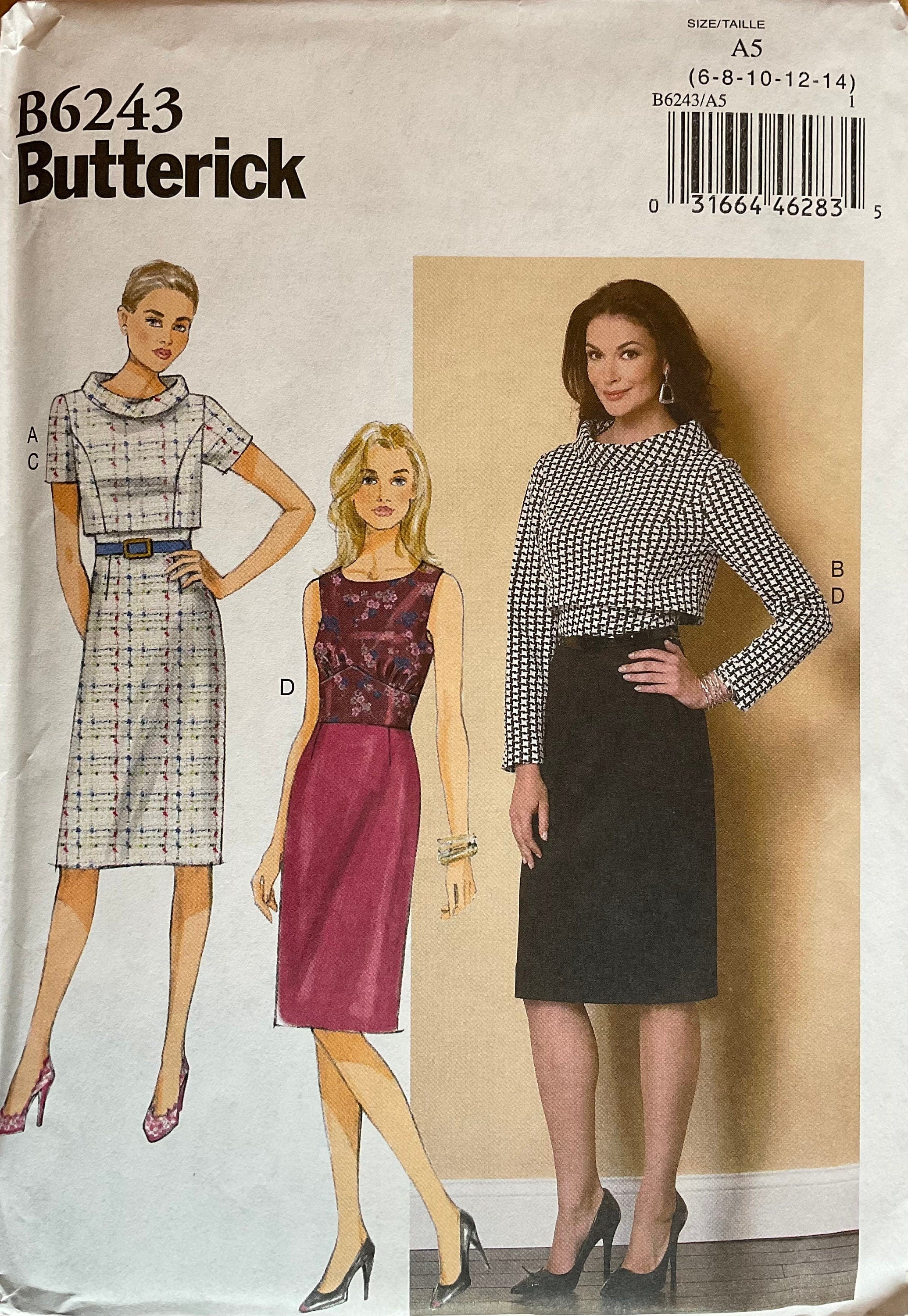 Butterick 6243 Sewing Pattern (Vintage) UNCUT