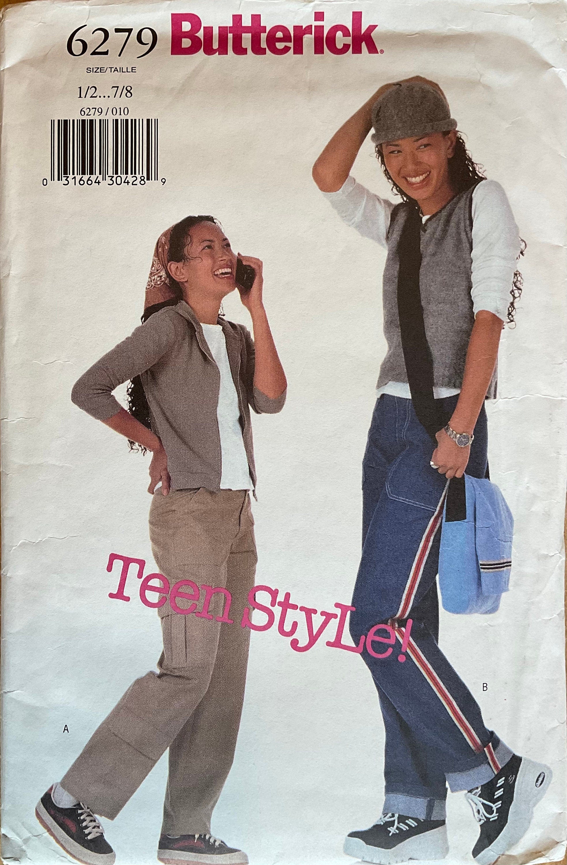 Butterick 6279 Sewing Pattern (Vintage) UNCUT