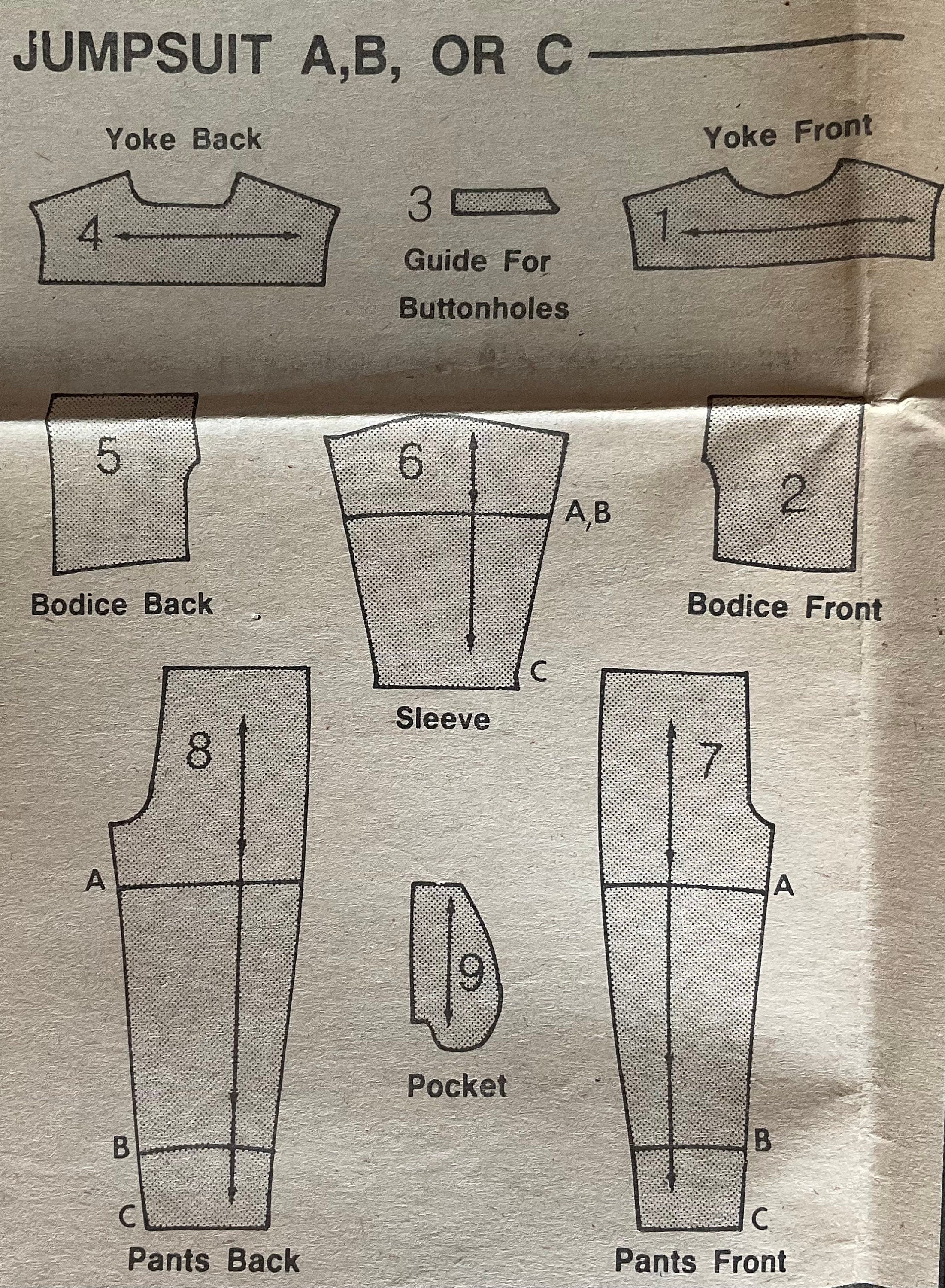 Butterick 6770 Sewing Pattern (Vintage) CUT