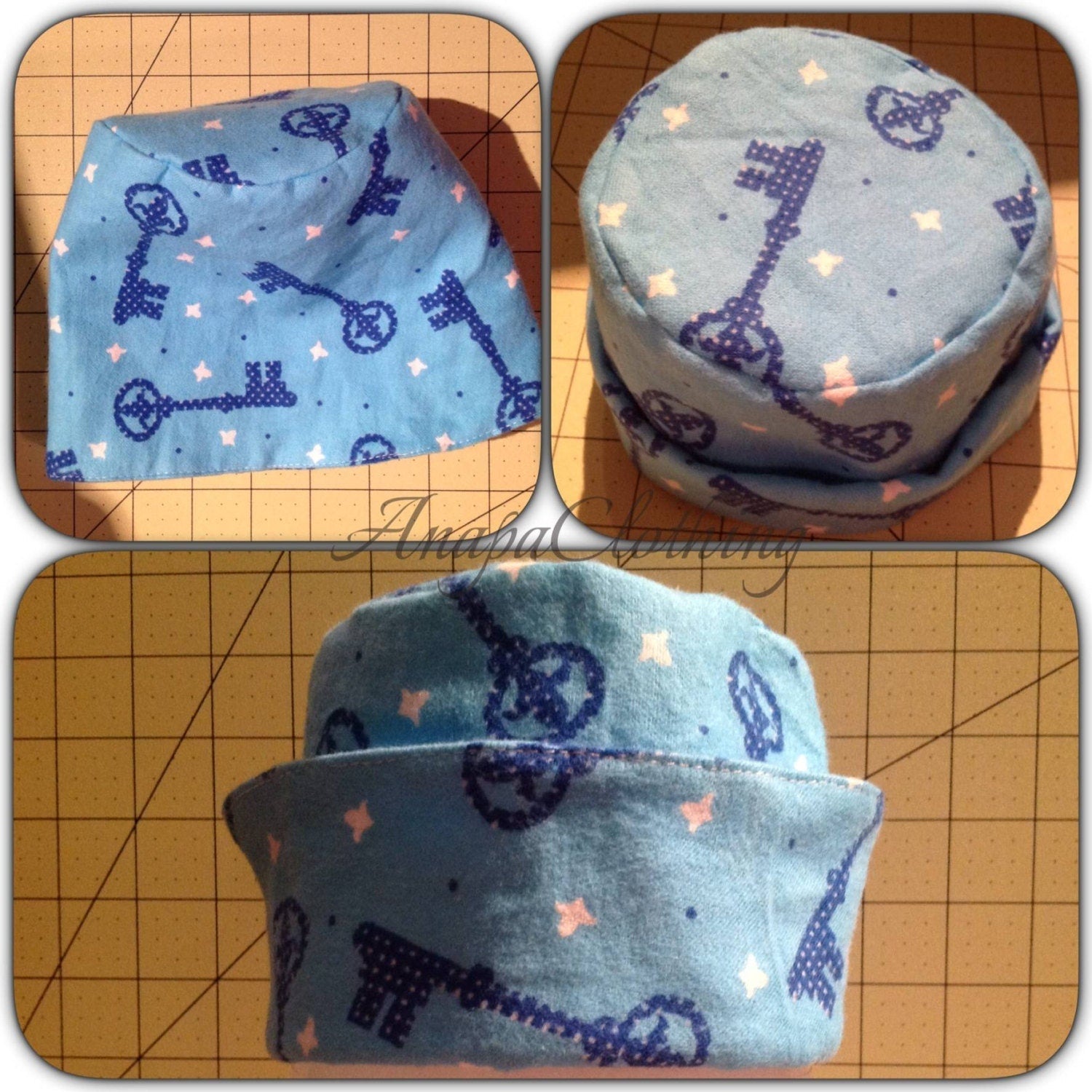 Flannel Cap Hat (Newborn)
