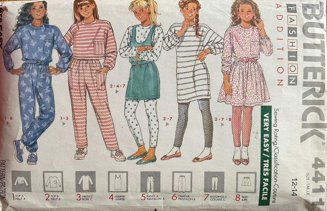 Butterick 4411 Sewing Pattern (Vintage) CUT