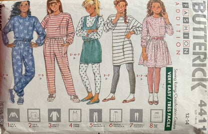 Butterick 4411 Sewing Pattern (Vintage) CUT
