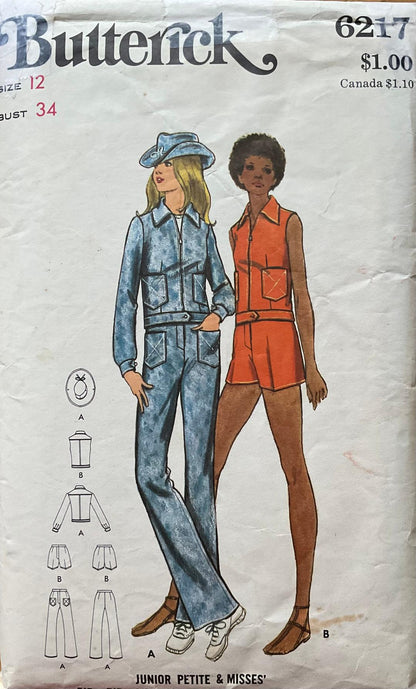 Butterick 6217 Sewing Pattern (Vintage) UNCUT