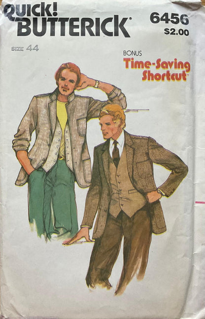 Butterick 6456 Sewing Pattern (Vintage) UNCUT