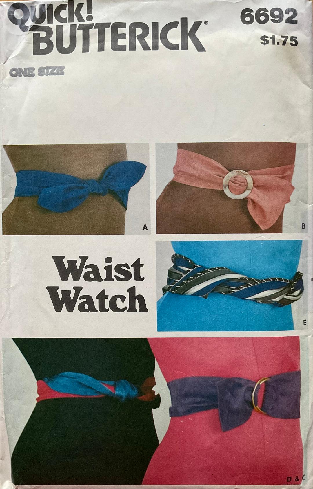 Butterick 6692 Sewing Pattern (Vintage) CUT