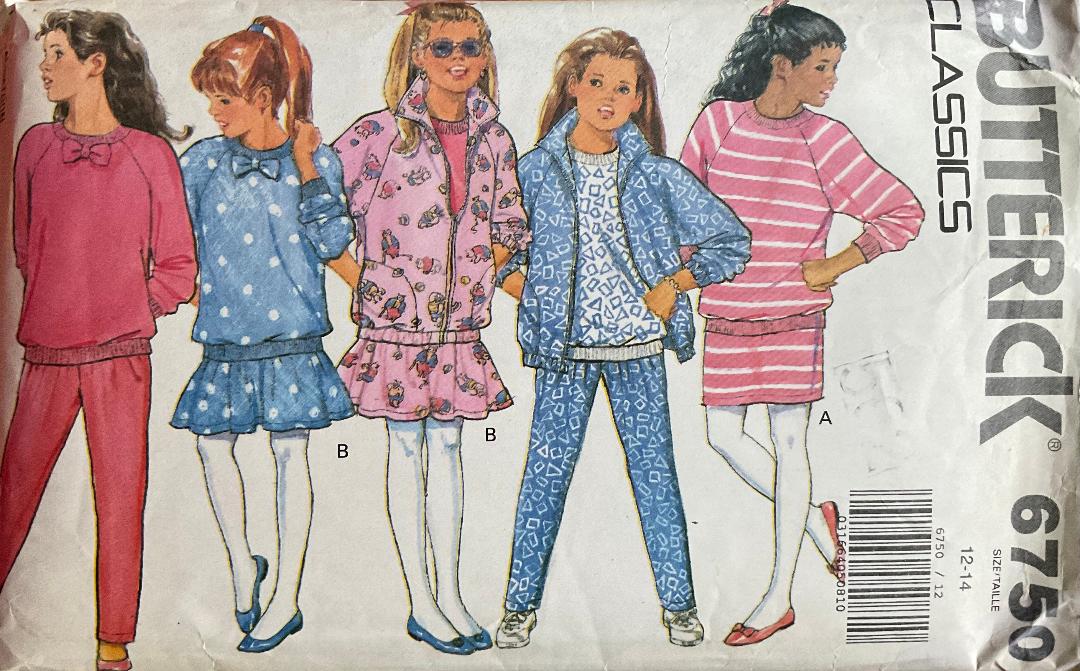Butterick 6750 Sewing Pattern (Vintage) CUT
