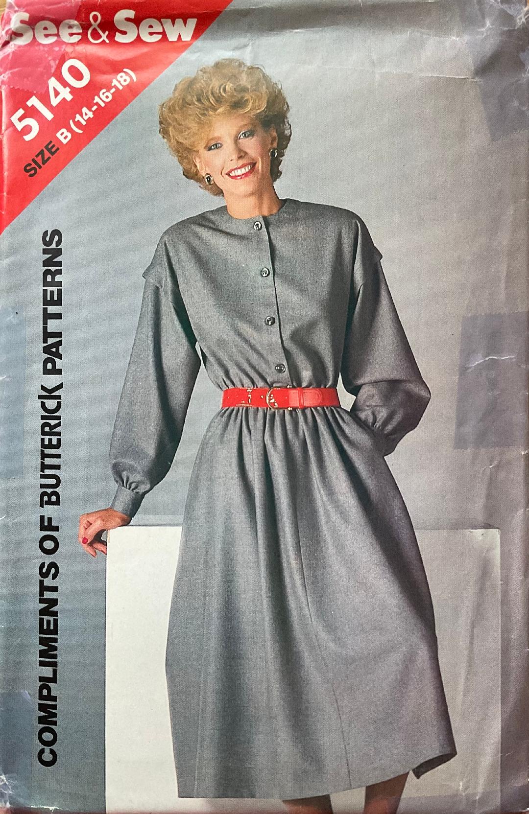 See &amp; Sew 5140 Sewing Pattern (Vintage) UNCUT