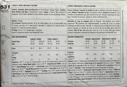 Simplicity 2531 Sewing Pattern (Vintage) UNCUT