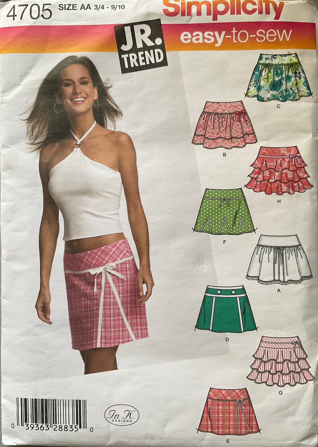 Simplicity 4705 Sewing Pattern (Vintage) CUT