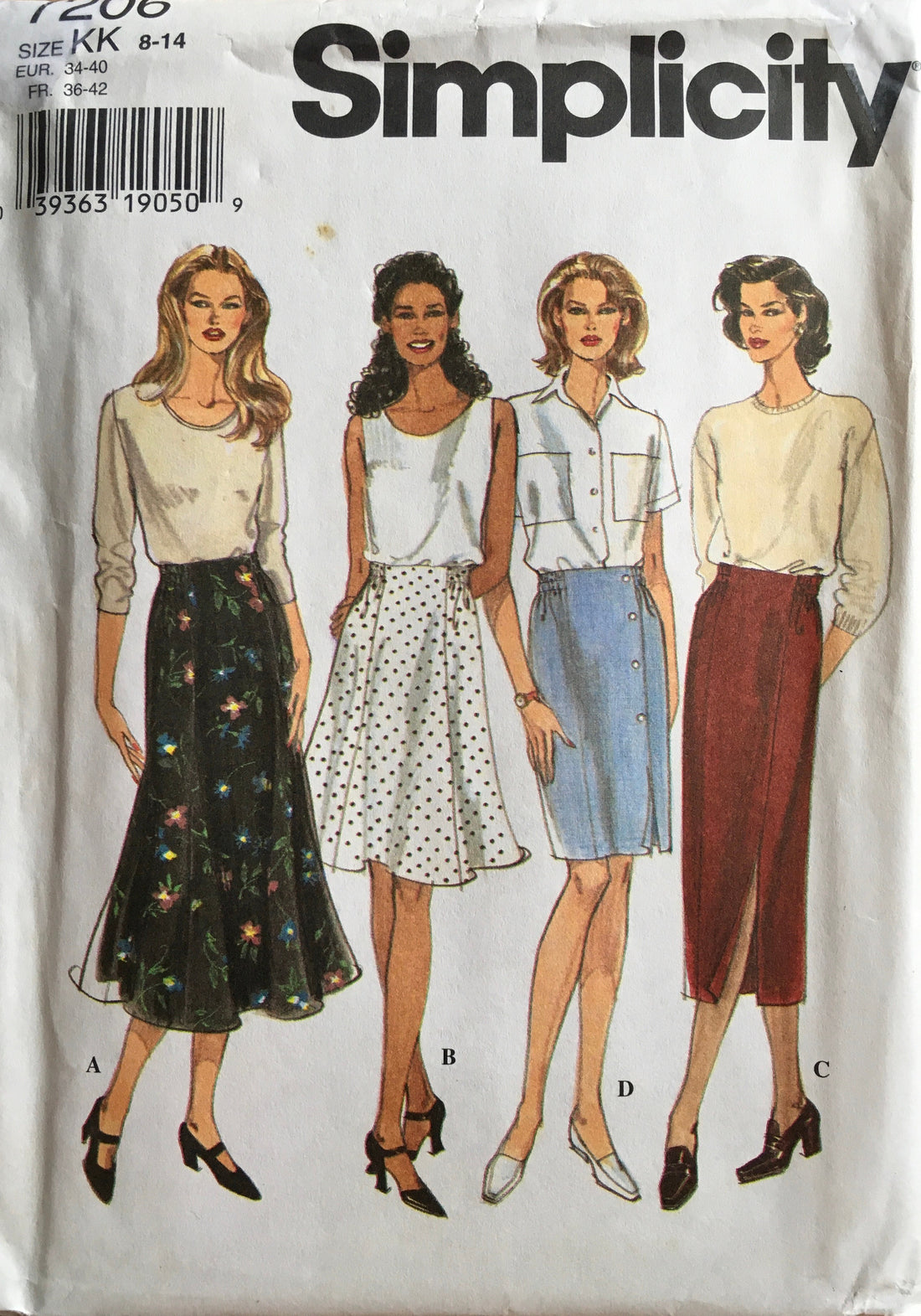 Simplicity 7206 Sewing Pattern (Vintage) UNCUT