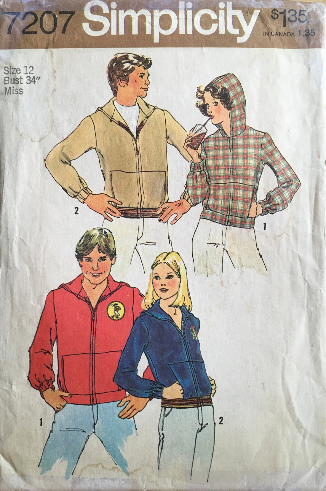 Simplicity 7207 Sewing Pattern (Vintage) UNCUT