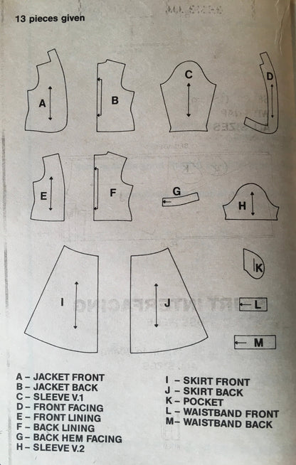 Simplicity 7240 Sewing Pattern (Vintage) CUT
