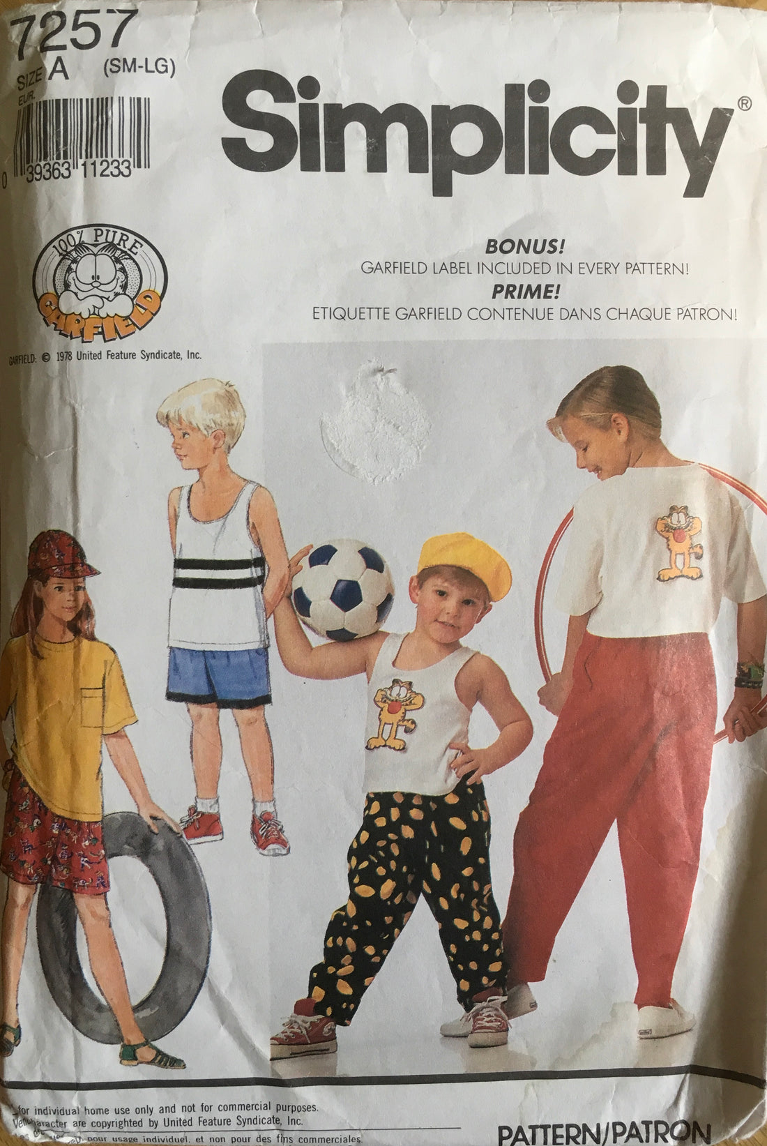 Simplicity 7257 Sewing Pattern (Vintage)