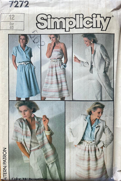 Simplicity 7272 Sewing Pattern (Vintage) UNCUT