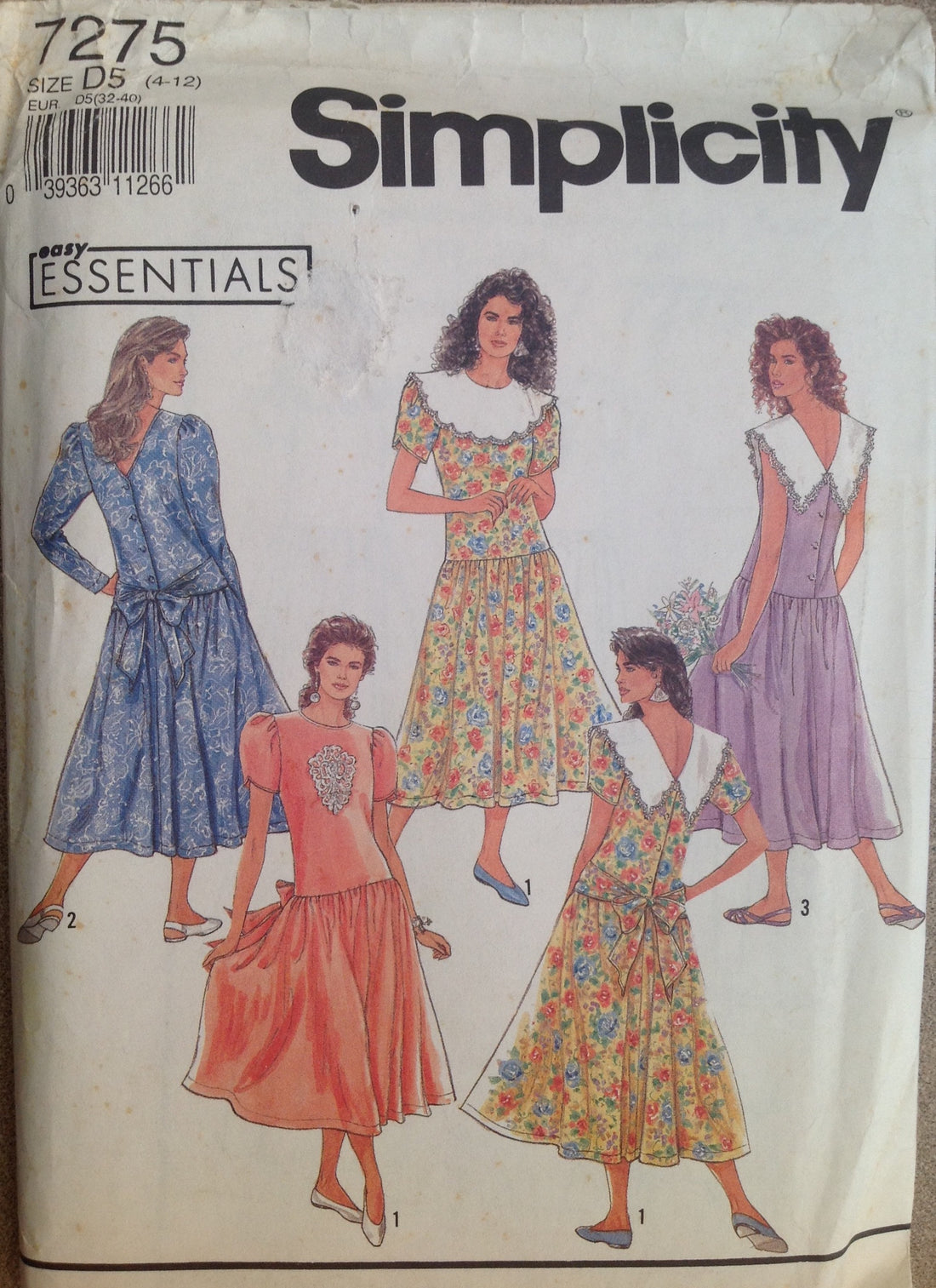 Simplicity 7275 Sewing Pattern (Vintage) UNCUT