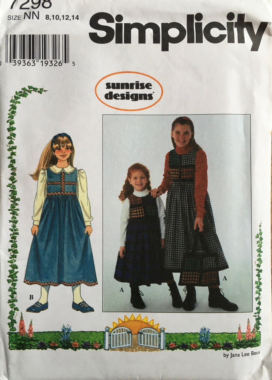 Simplicity 7298 Sewing Pattern (Vintage) UNCUT