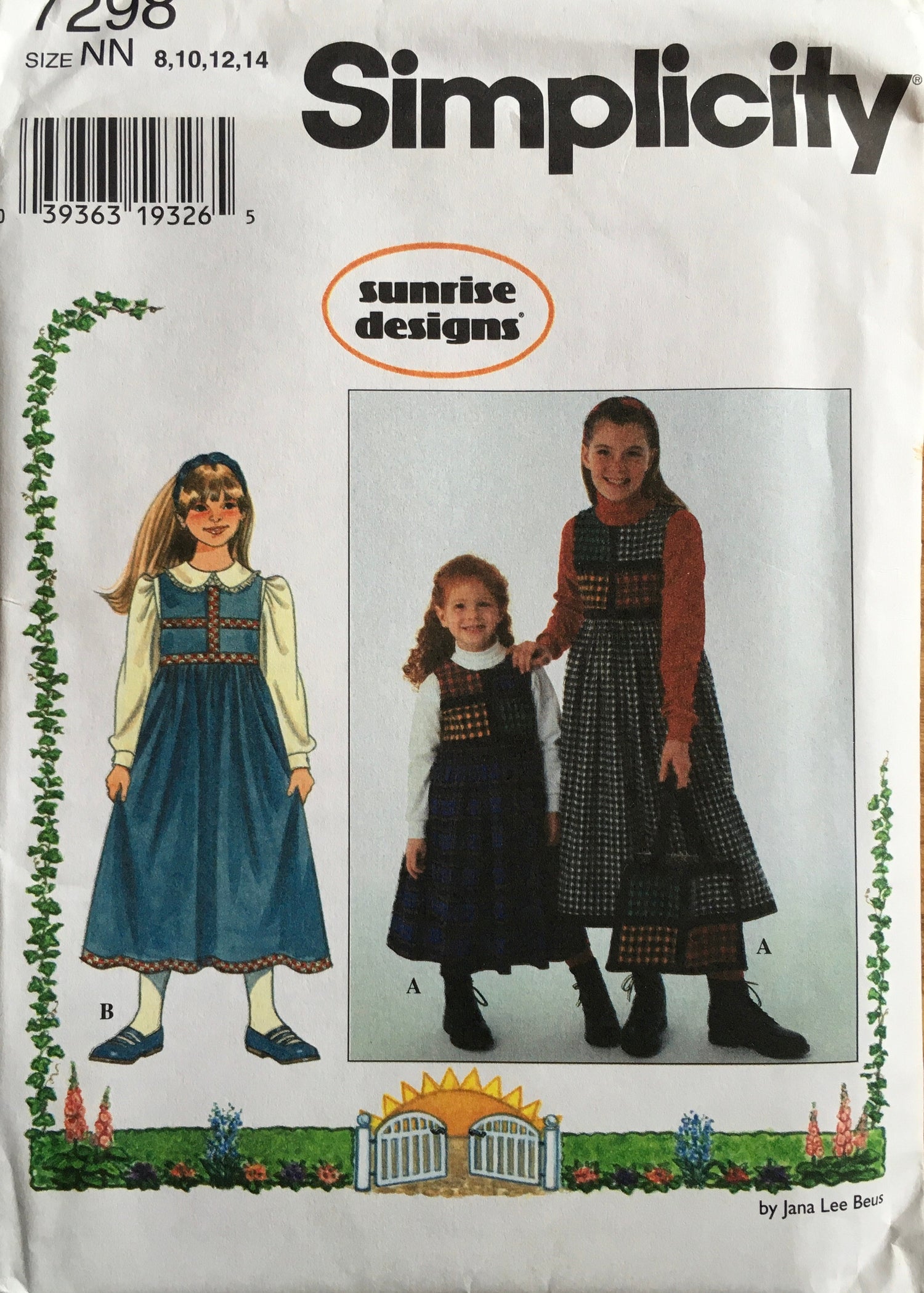 Simplicity 7298 Sewing Pattern (Vintage) UNCUT
