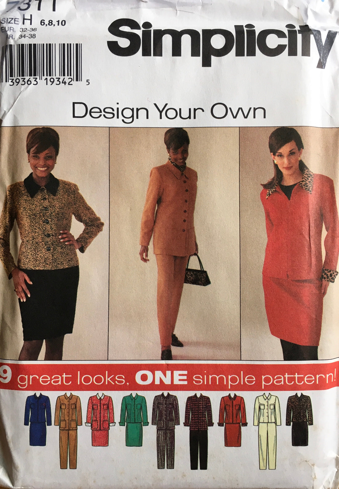 Simplicity 7311 Sewing Pattern (Vintage) UNCUT