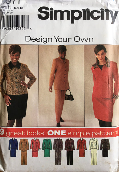 Simplicity 7311 Sewing Pattern (Vintage) UNCUT