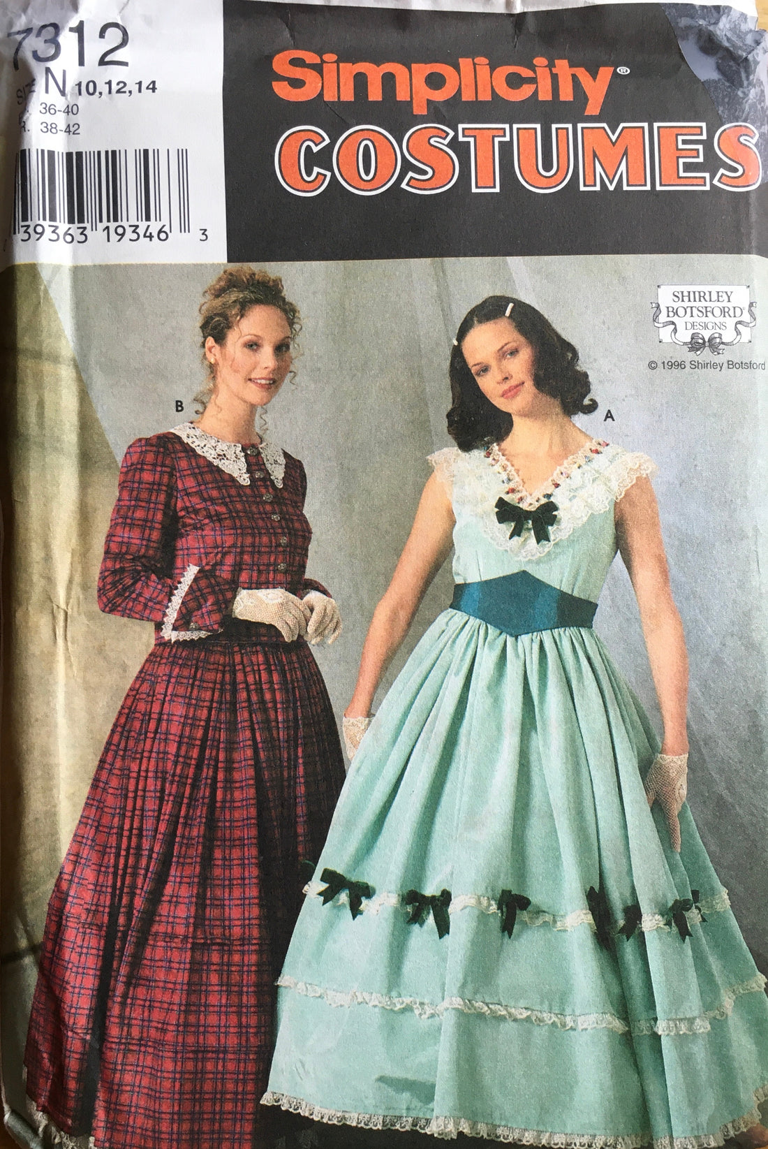 Simplicity 7312 Sewing Pattern (Vintage) UNCUT