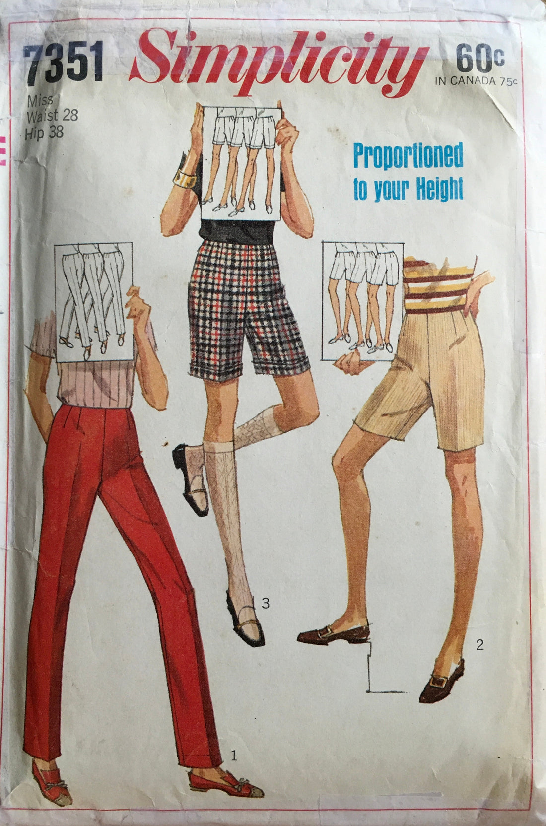 Simplicity 7351 Sewing Pattern (Vintage) CUT