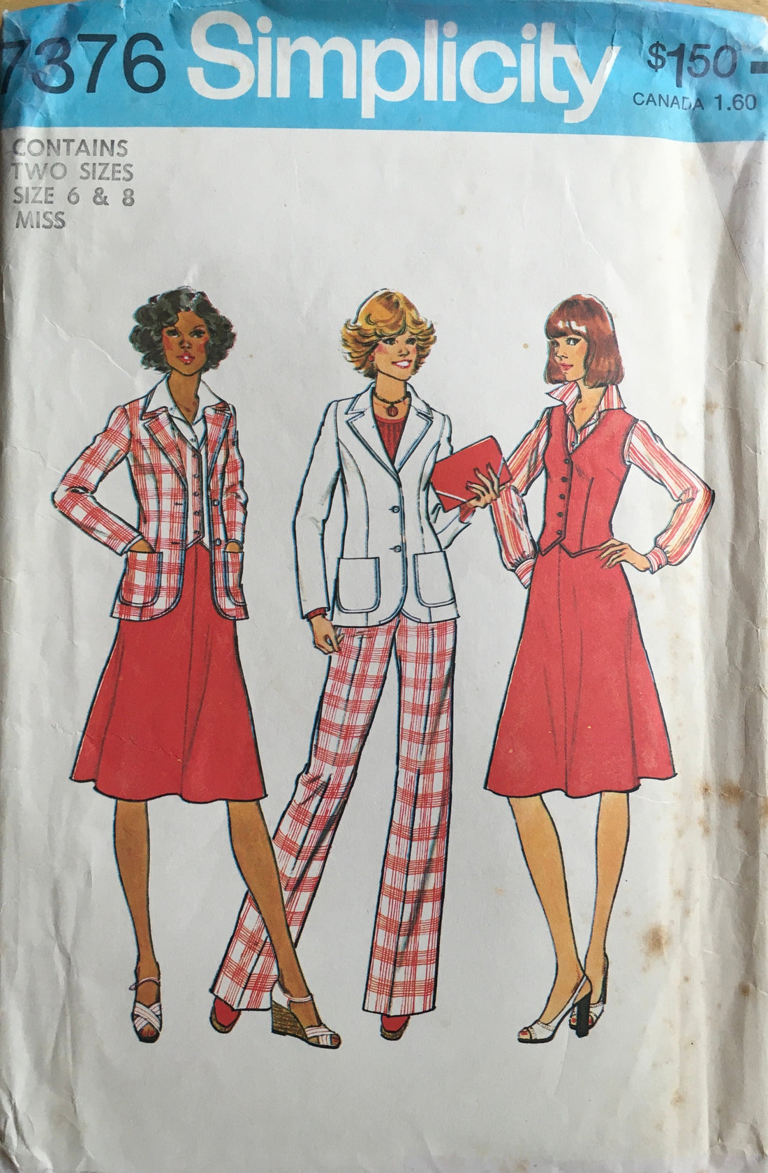 Simplicity 7376/7377 Sewing Pattern (Vintage) UNCUT/CUT