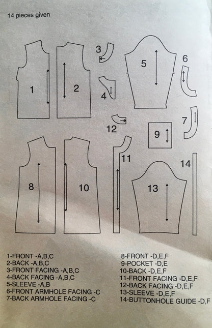 Simplicity 7381 Sewing Pattern (Vintage) CUT