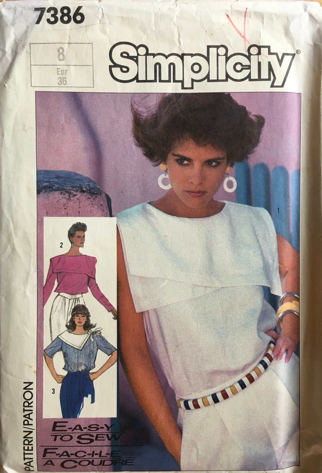 Simplicity 7386 Sewing Pattern (Vintage) UNCUT