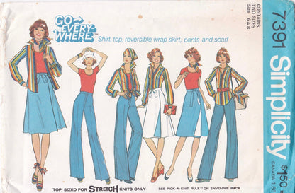 Simplicity 7391 Sewing Pattern (Vintage) CUT