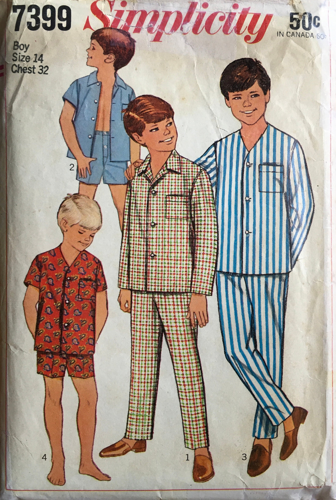 Simplicity 7399 Sewing Pattern (Vintage) CUT
