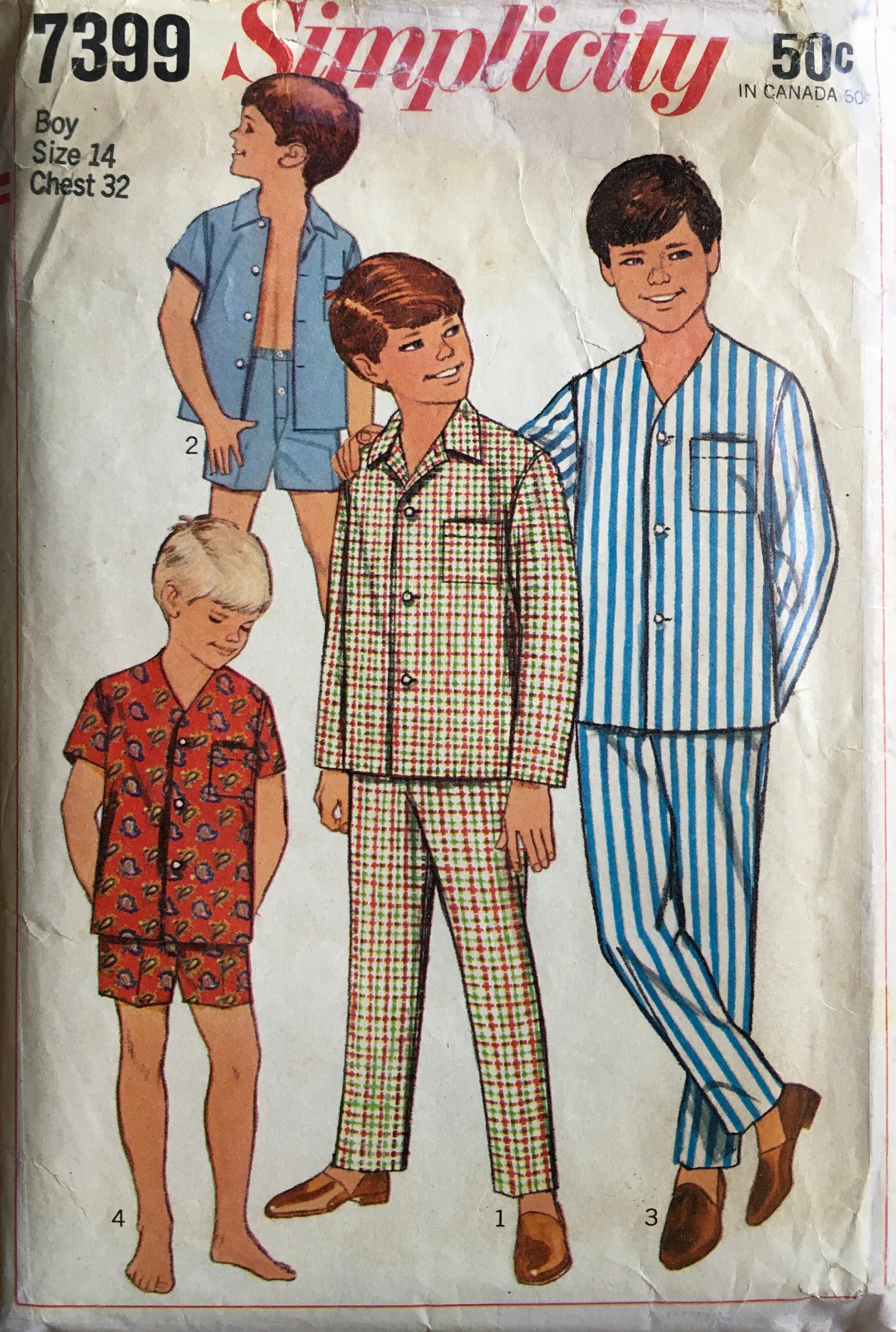 Simplicity 7399 Sewing Pattern (Vintage) CUT