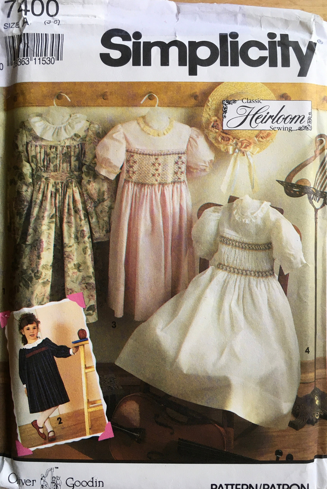Simplicity 7400 Sewing Pattern (Vintage) UNCUT