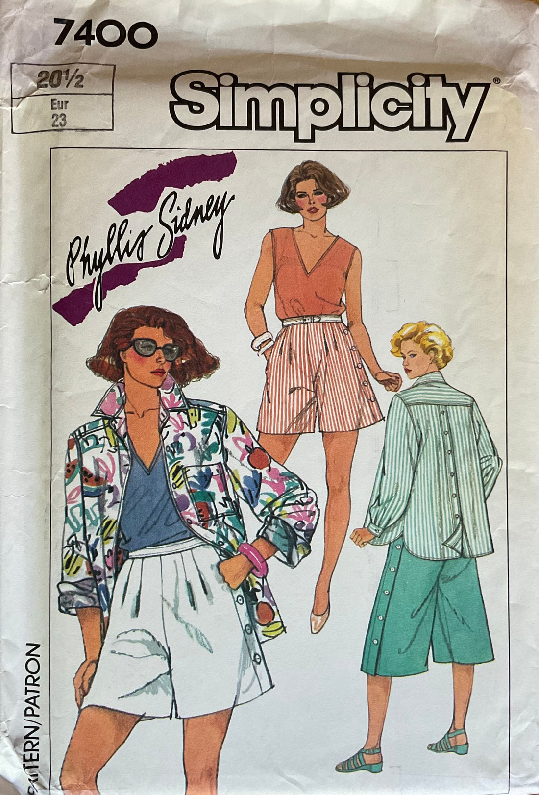 Simplicity 7400 Sewing Pattern (Vintage) UNCUT