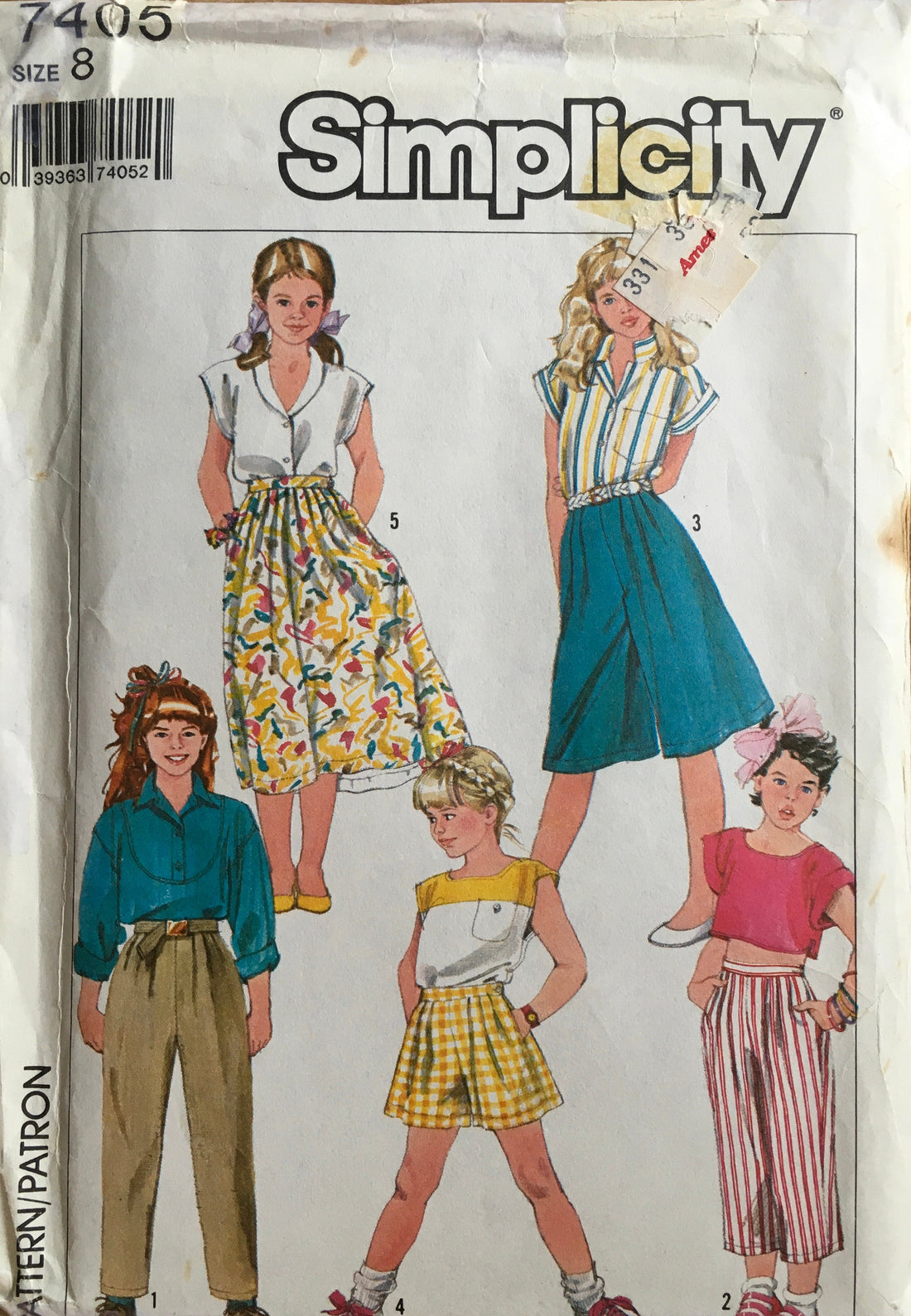 Simplicity 7405 Sewing Pattern (Vintage) UNCUT