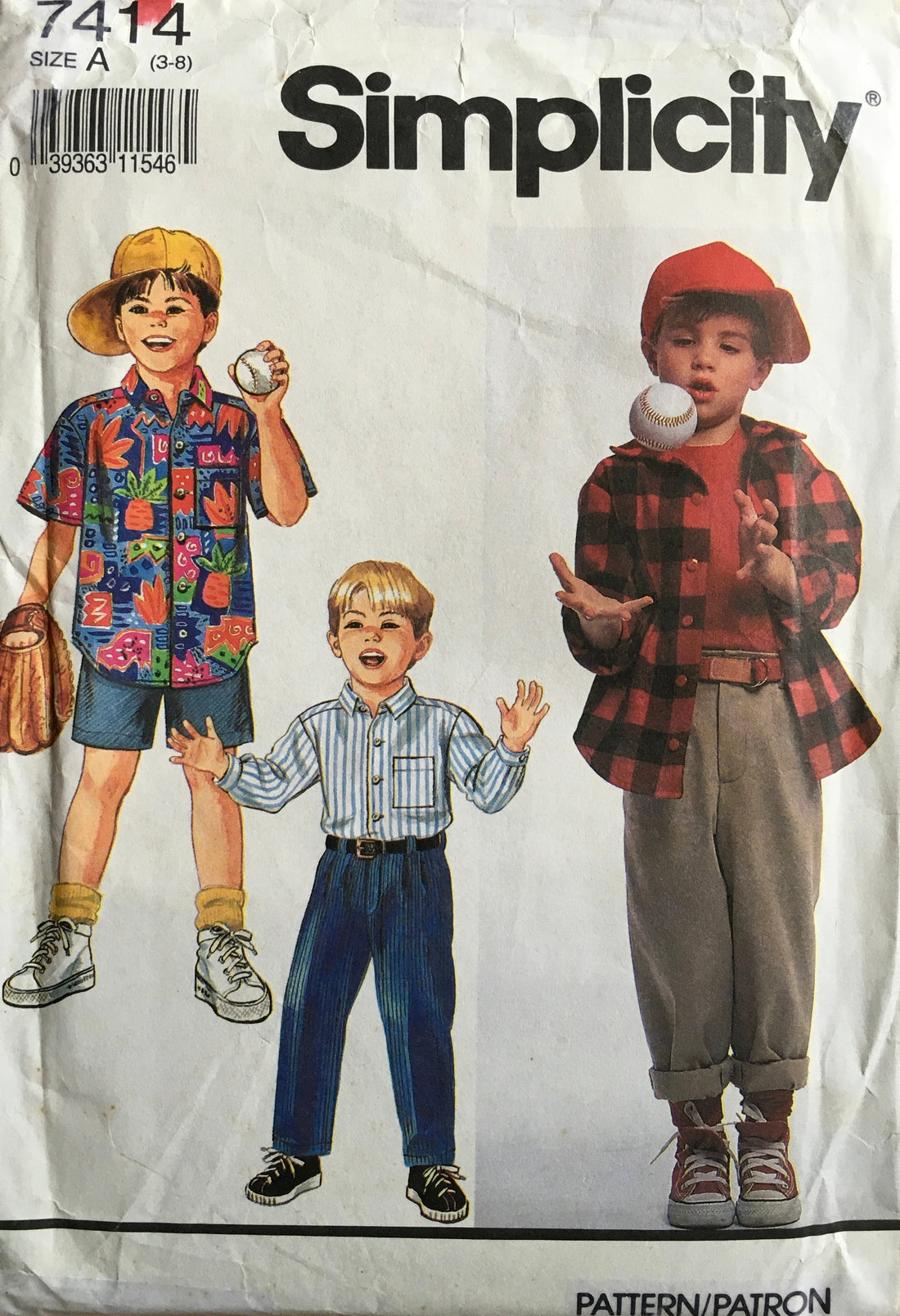 Simplicity 7414 Sewing Pattern (Vintage) UNCUT