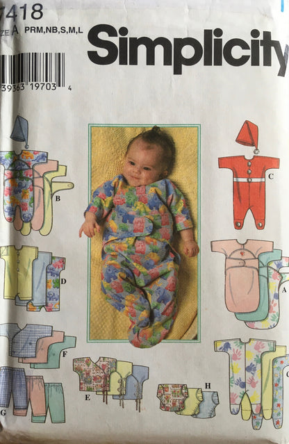 Simplicity 7418 Sewing Pattern (Vintage) UNCUT/CUT