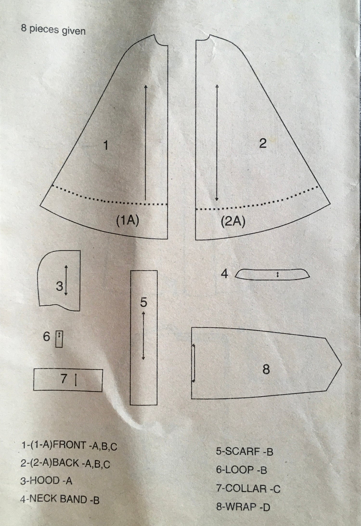 Simplicity 7438 Sewing Pattern (Vintage) CUT