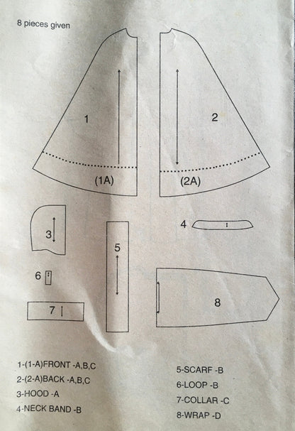 Simplicity 7438 Sewing Pattern (Vintage) CUT