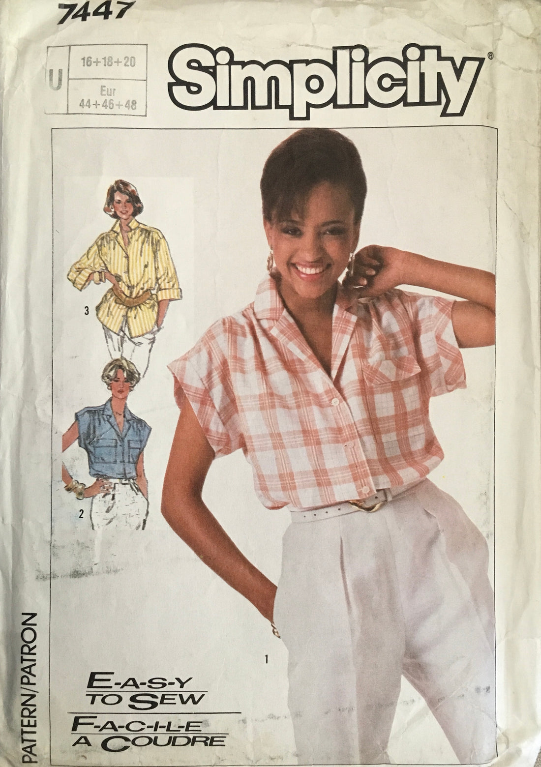 Simplicity 7447 Sewing Pattern (Vintage) UNCUT/CUT