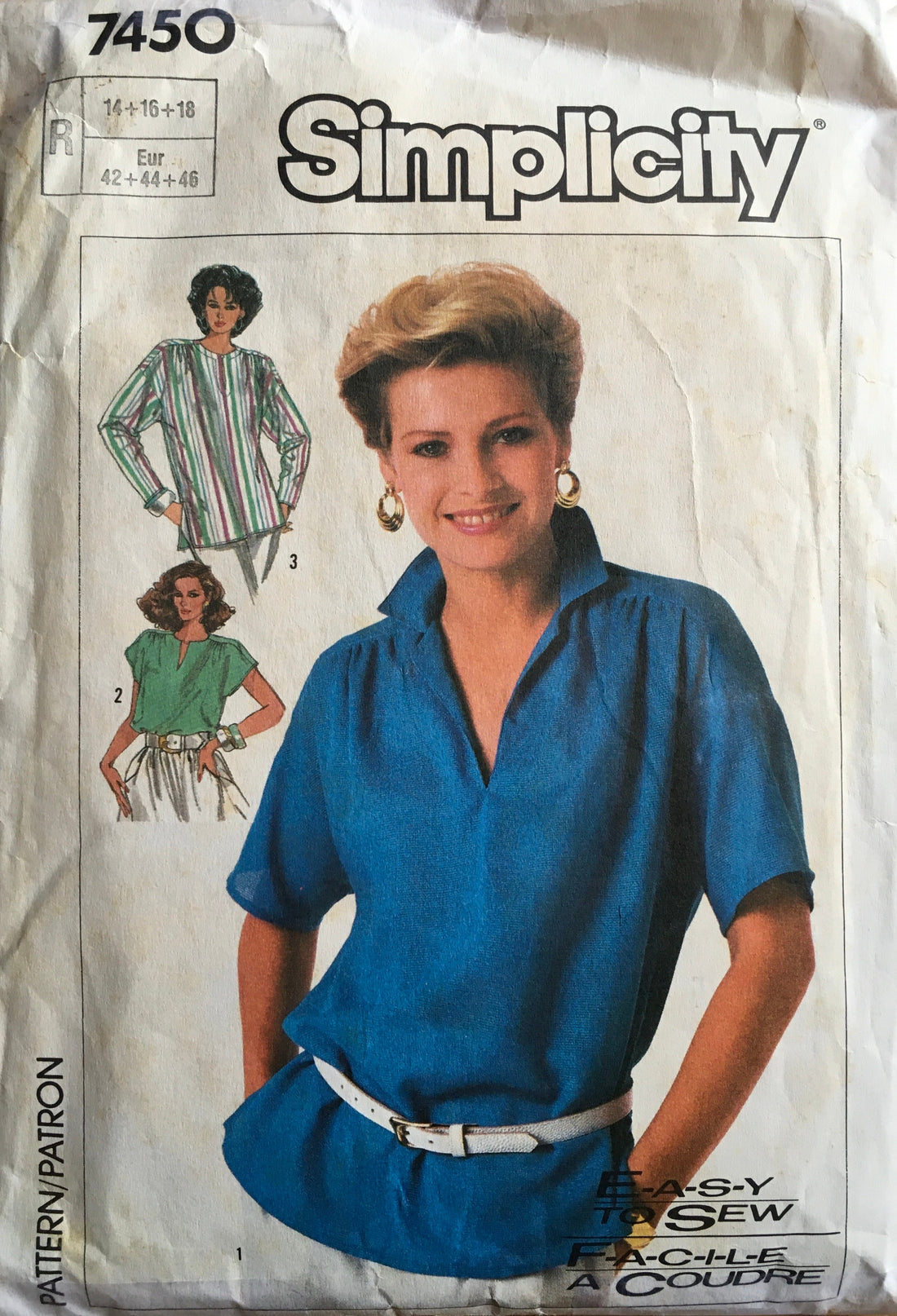 Simplicity 7450 Sewing Pattern (Vintage) CUT