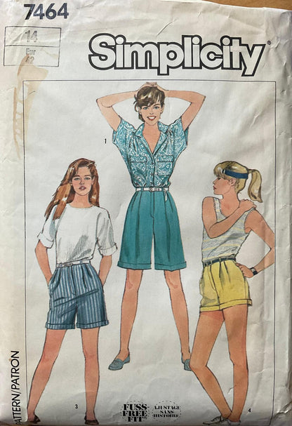 Simplicity 7464 Sewing Pattern (Vintage) CUT